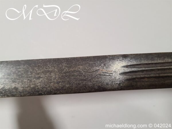 English Brass Hilted Broadsword c.1740 - Image 12