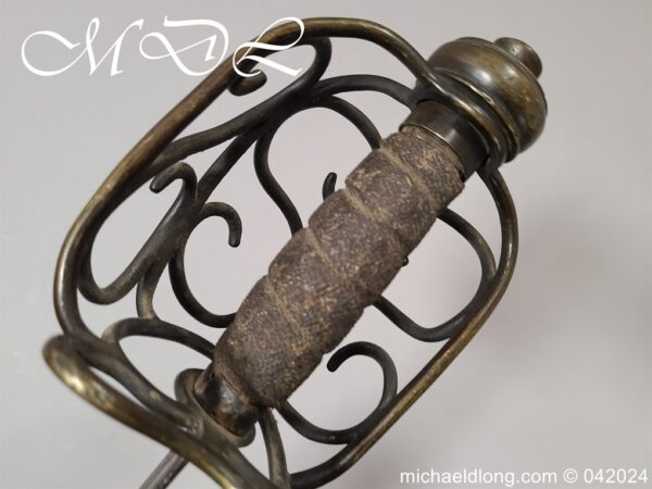 English Brass Hilted Broadsword c.1740 - Image 6