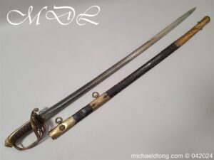 British 1845 Officers Sword by Wilkinson Patent Tang