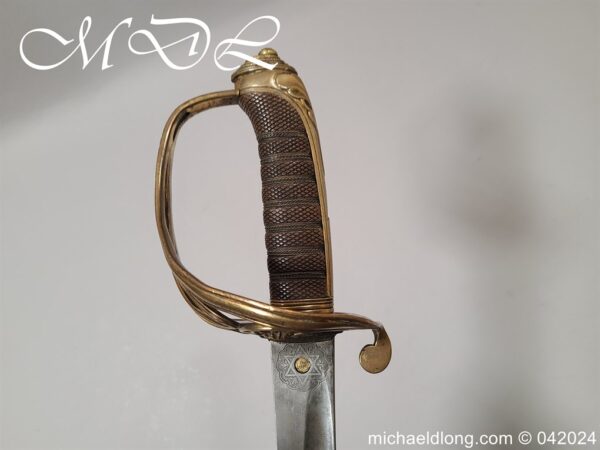 British 1845 Officers Sword by Wilkinson Patent Tang - Image 10
