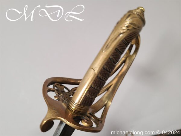 British 1845 Officers Sword by Wilkinson Patent Tang - Image 6