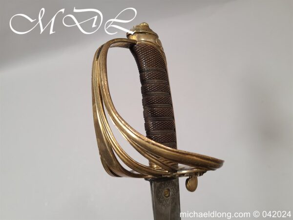 British 1845 Officers Sword by Wilkinson Patent Tang - Image 4