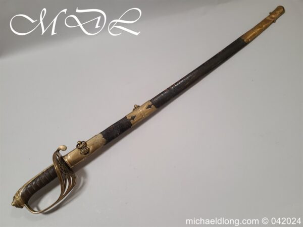 British 1845 Officers Sword by Wilkinson Patent Tang