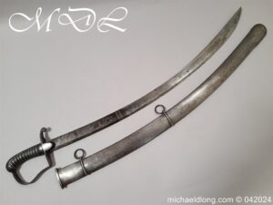 British 1796 Blue and Gilt Cavalry Officers Sword