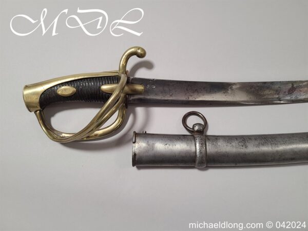 French Model AN XI Cavalry Sword dated 1812 - Image 2