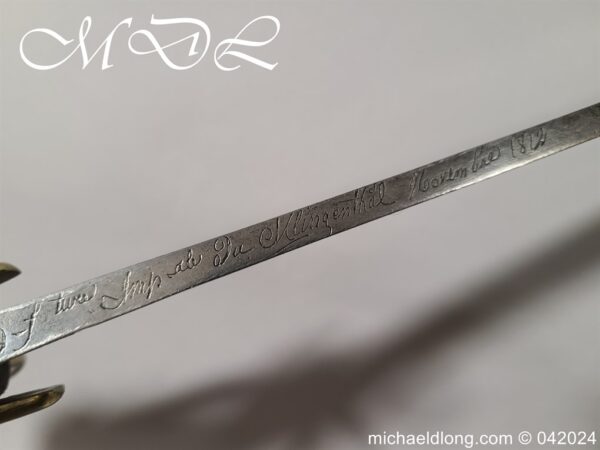 French Model AN XI Cavalry Sword dated 1812 - Image 17