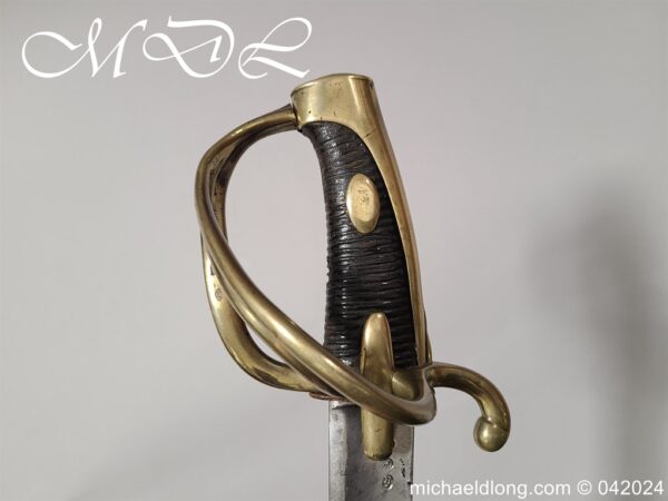 French Model AN XI Cavalry Sword dated 1812 - Image 14
