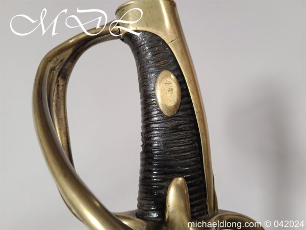 French Model AN XI Cavalry Sword dated 1812 - Image 12