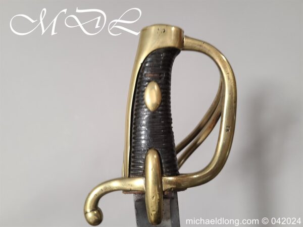 French Model AN XI Cavalry Sword dated 1812 - Image 11