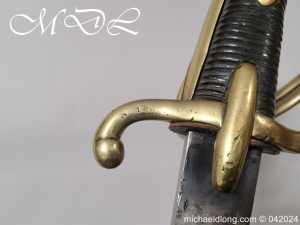 French Model AN XI Cavalry Sword dated 1812 - Image 10