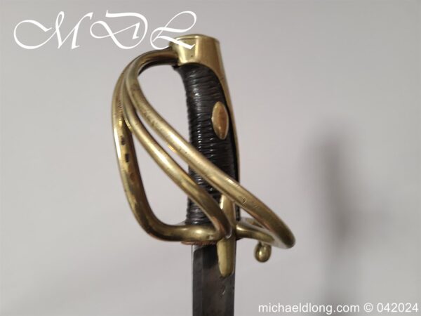 French Model AN XI Cavalry Sword dated 1812 - Image 5