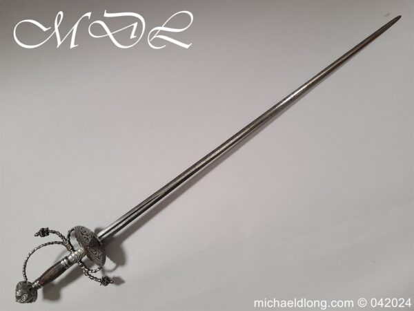 German Cup Hilt Rapier c 1620 - Image 25