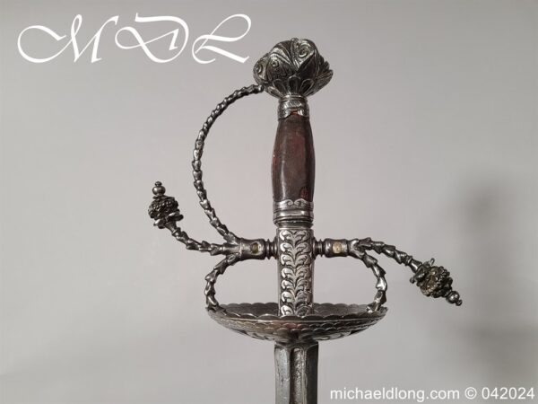 German Cup Hilt Rapier c 1620 - Image 20