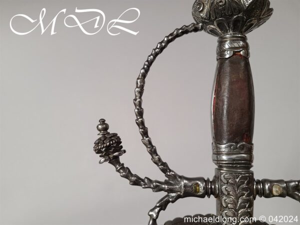 German Cup Hilt Rapier c 1620 - Image 18