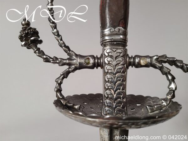 German Cup Hilt Rapier c 1620 - Image 17