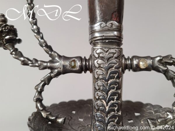 German Cup Hilt Rapier c 1620 - Image 16