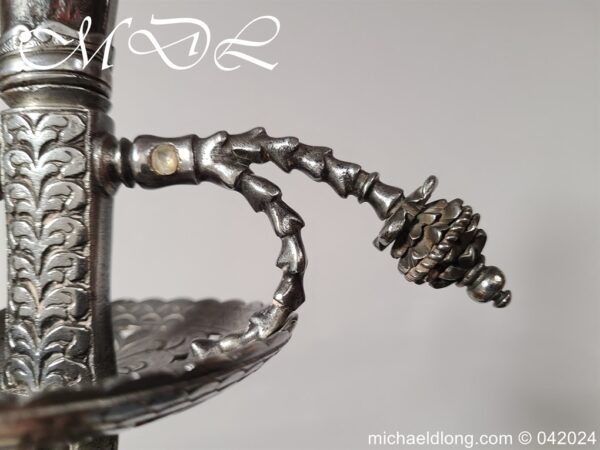 German Cup Hilt Rapier c 1620 - Image 15