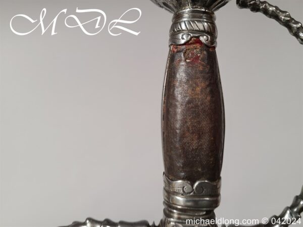 German Cup Hilt Rapier c 1620 - Image 12