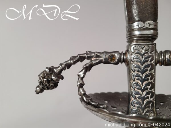 German Cup Hilt Rapier c 1620 - Image 11