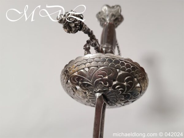 German Cup Hilt Rapier c 1620 - Image 7
