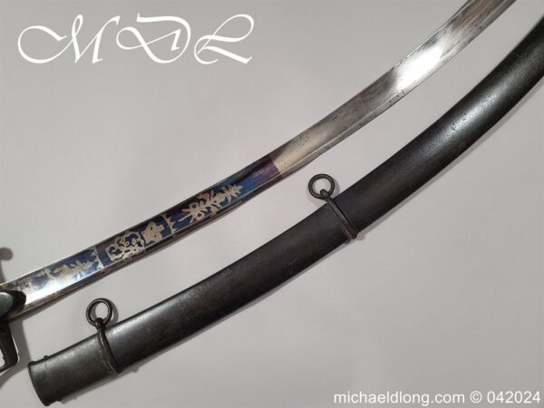 British 1796 Light Cavalry Sword by RUNKEL Blue and Gilt - Image 30