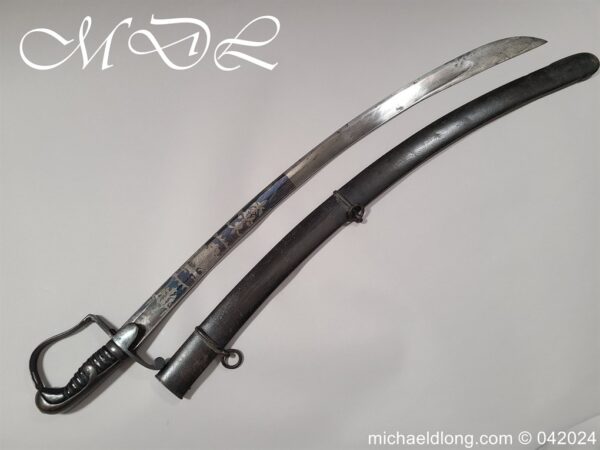 British 1796 Light Cavalry Sword by RUNKEL Blue and Gilt - Image 28