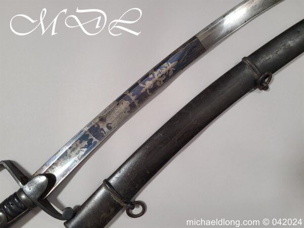 British 1796 Light Cavalry Sword by RUNKEL Blue and Gilt - Image 26