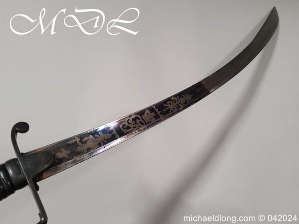 British 1796 Light Cavalry Sword by RUNKEL Blue and Gilt - Image 22
