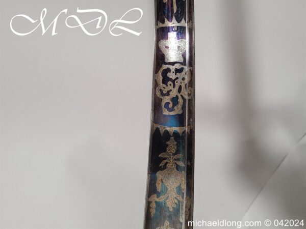British 1796 Light Cavalry Sword by RUNKEL Blue and Gilt - Image 20