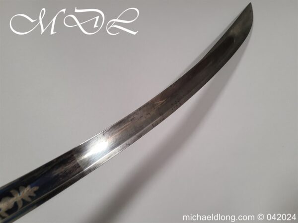 British 1796 Light Cavalry Sword by RUNKEL Blue and Gilt - Image 18