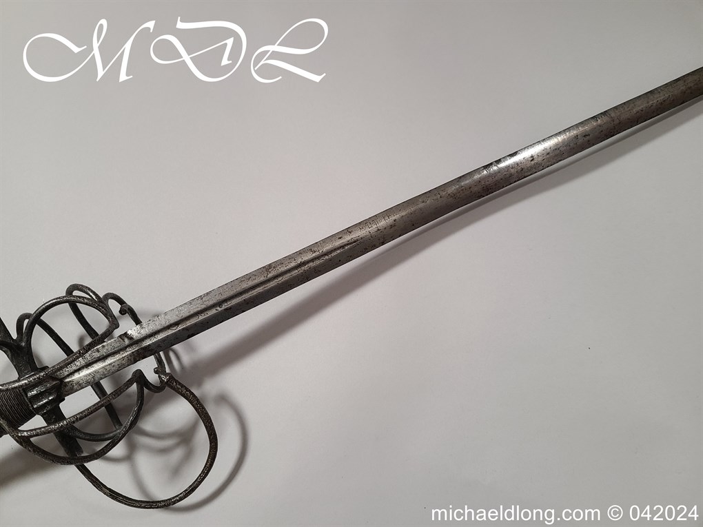 European 17th Century Swept Hilt Rapier - Image 20
