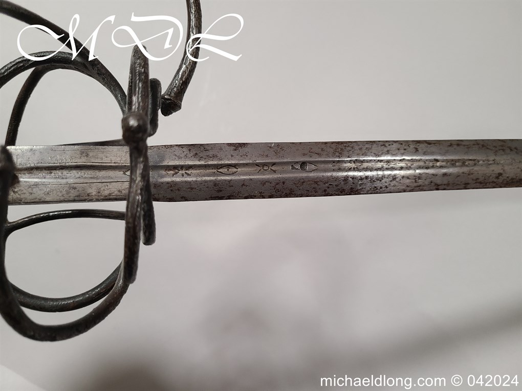 European 17th Century Swept Hilt Rapier - Image 17