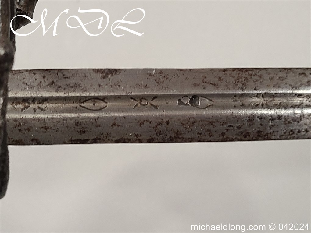 European 17th Century Swept Hilt Rapier - Image 16
