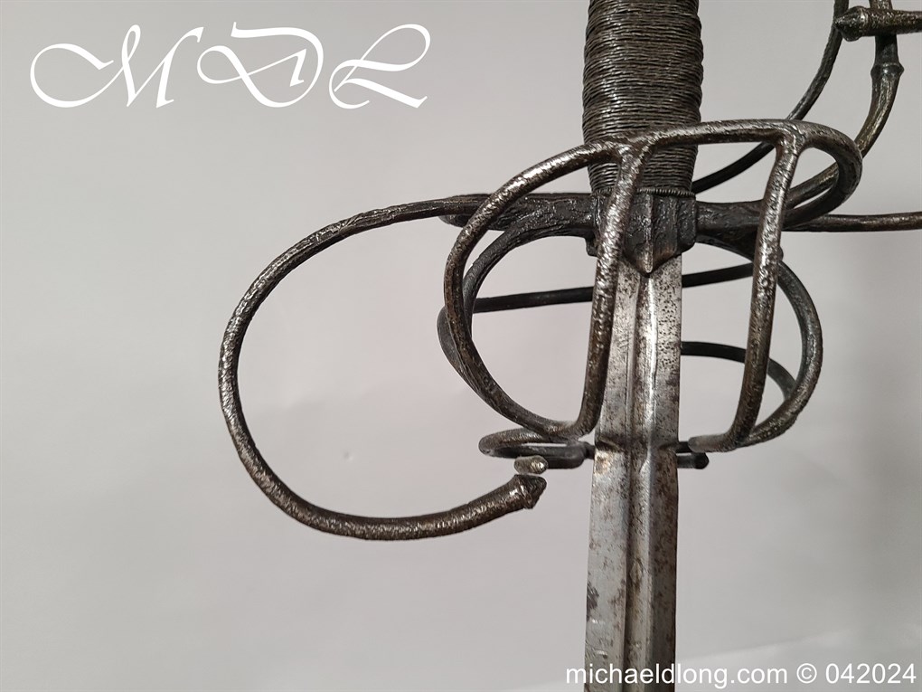 European 17th Century Swept Hilt Rapier - Image 4