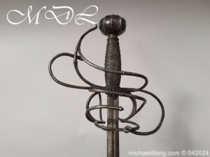 European 17th Century Swept Hilt Rapier