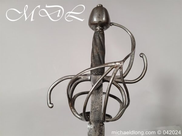 Swept Hilt Rapier Circa 1640 - Image 9