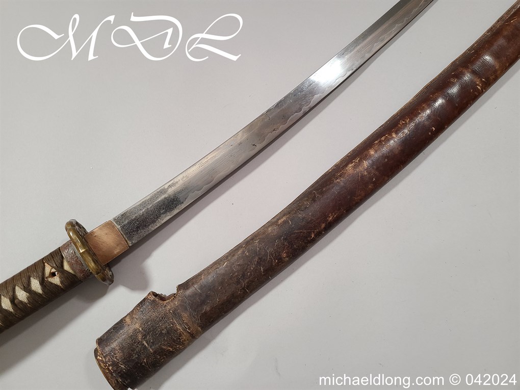 Japanese WW2 Officers Sword Signed with Seki Stamp - Image 31