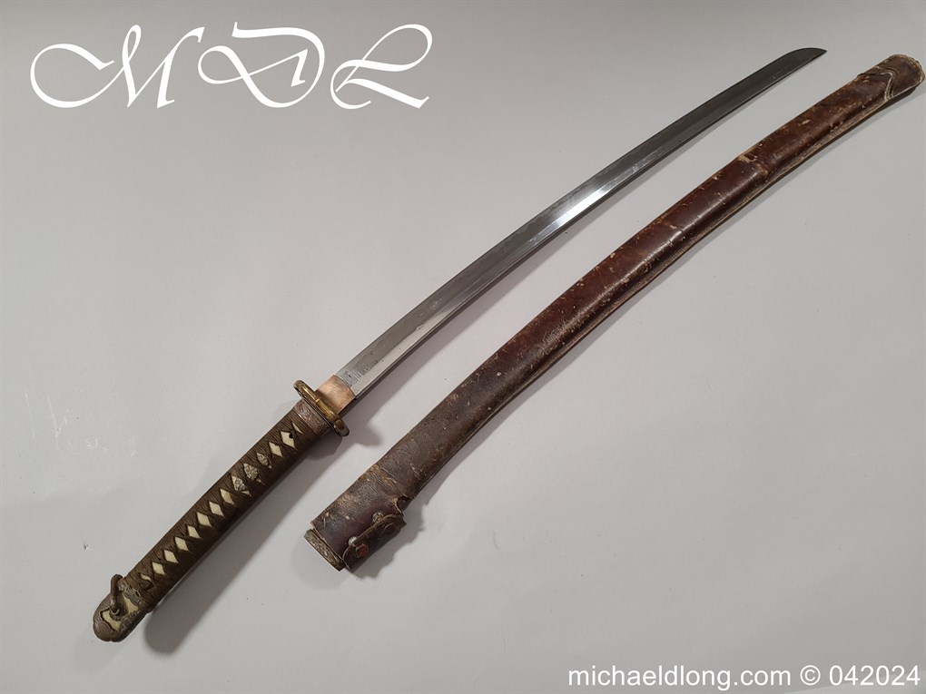 Japanese WW2 Officers Sword Signed with Seki Stamp - Image 29