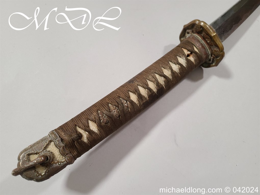 Japanese WW2 Officers Sword Signed with Seki Stamp - Image 7