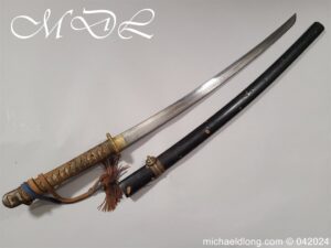 WW2 Japanese Officers Sword with Knot Signed