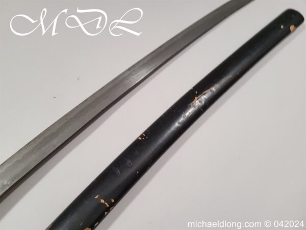 WW2 Japanese Officers Sword with Knot Signed - Image 25