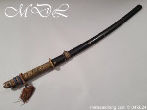 WW2 Japanese Officers Sword with Knot Signed