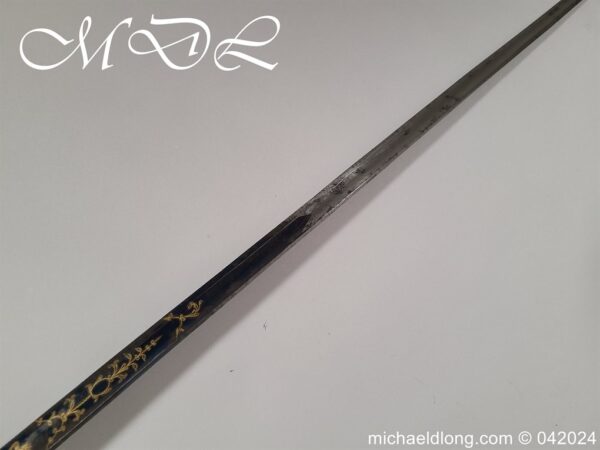 British Blue and Gilt Cavalry Officers Sword c 1790 - Image 28