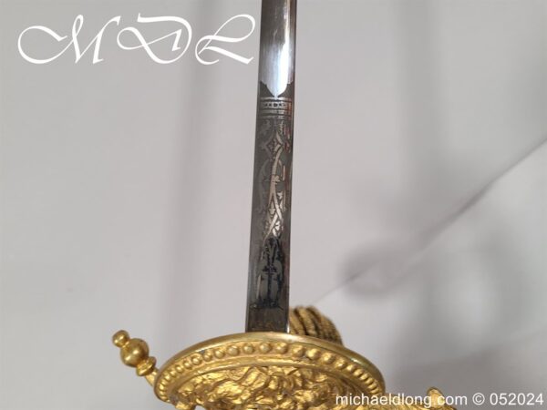 British George 5th Officers Court Sword by Wilkinson - Image 23
