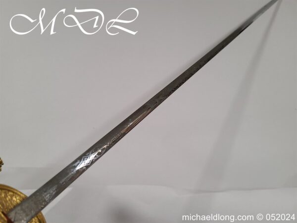 British George 5th Officers Court Sword by Wilkinson - Image 18