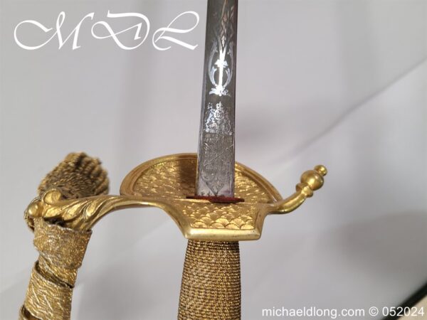 British George 5th Officers Court Sword by Wilkinson - Image 17