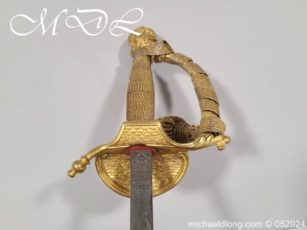 British George 5th Officers Court Sword by Wilkinson - Image 8