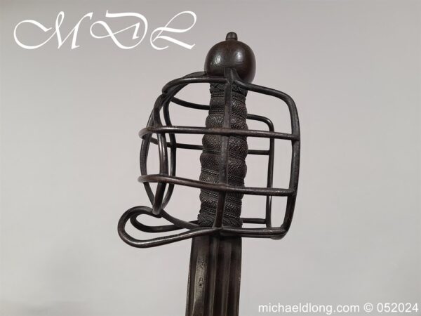 Scottish Basket Cage Hilt 18th Century Sword - Image 14