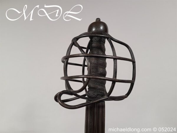 Scottish Basket Cage Hilt 18th Century Sword - Image 13