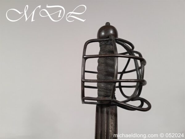 Scottish Basket Cage Hilt 18th Century Sword - Image 10